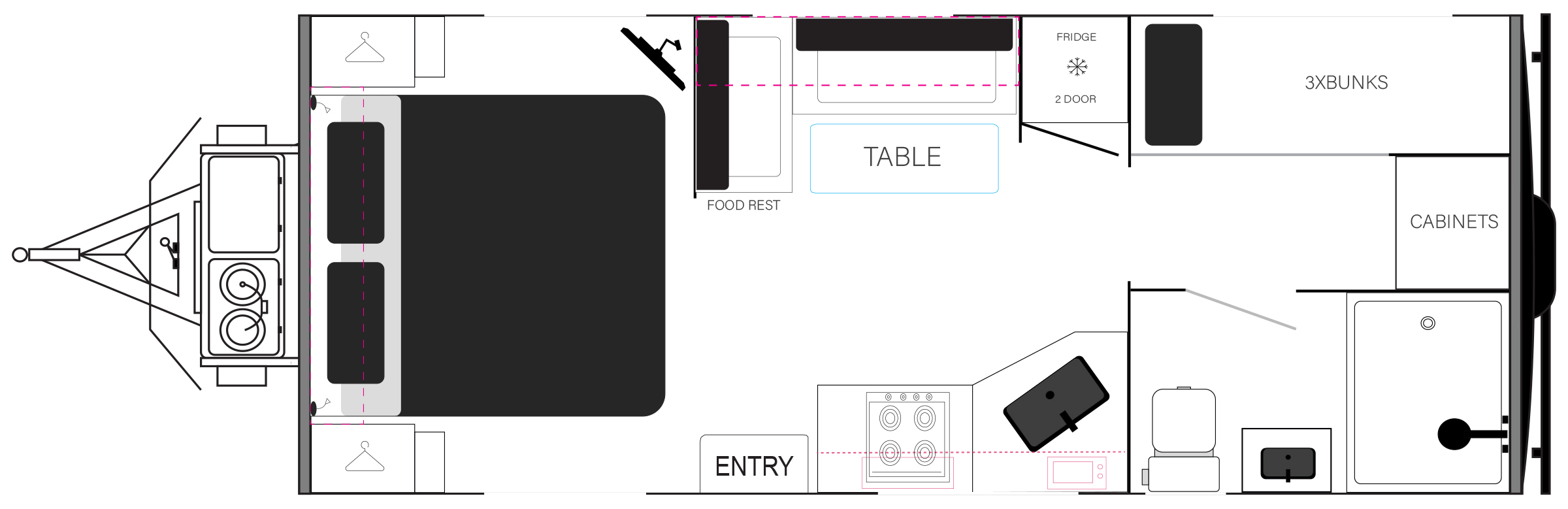 Marlo - 20’6 Angle Kitchen